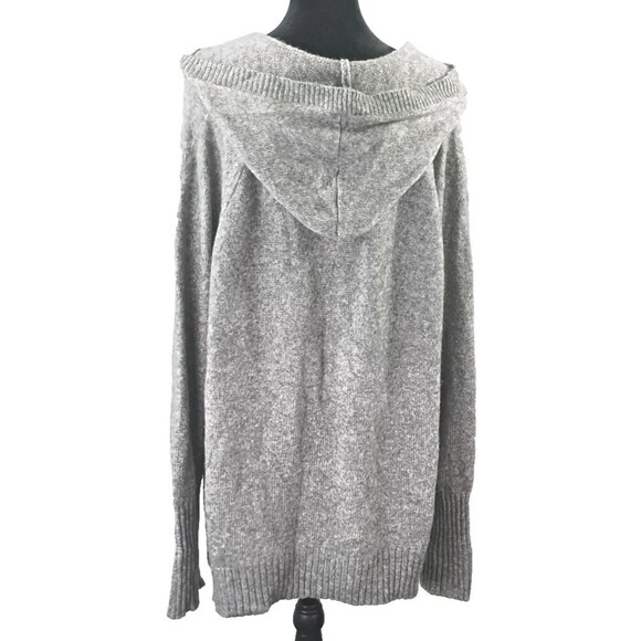 Torrid Grey Argyle Hoodie Size 1X Camo Lace Up Pullover Lightweight Athleisure - Picture 10 of 16